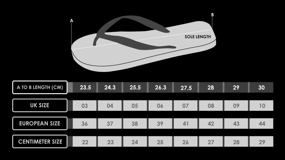 Hikkaduwa Slipper | Black & White Flip Flops | TBH - The Brand Hub