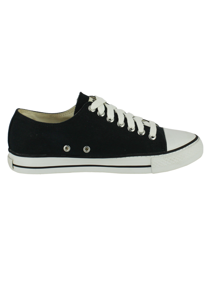 Canvas Sneaker Jet Black - TBH - The Brand Hub