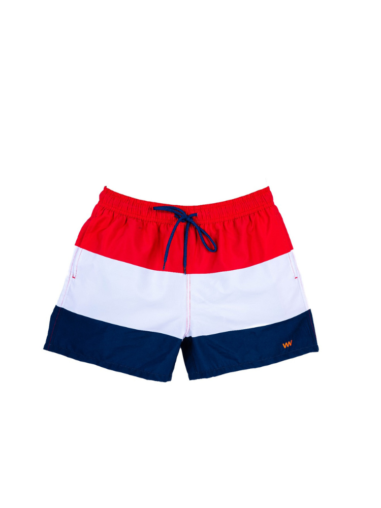 Men's Shorts Red / White & Navy - TBH - The Brand Hub