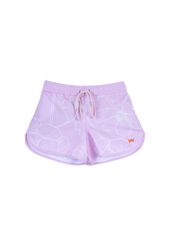 Ladies Shorts Light Pink / Floral Print - TBH - The Brand Hub