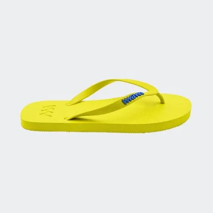 Waves Lime/ Blue Logo Unisex Slipper