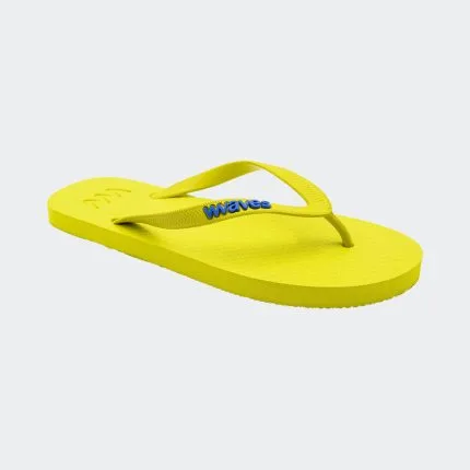 Waves Lime/ Blue Logo Unisex Slipper