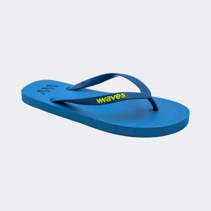 Waves Unisex Blue Slipper