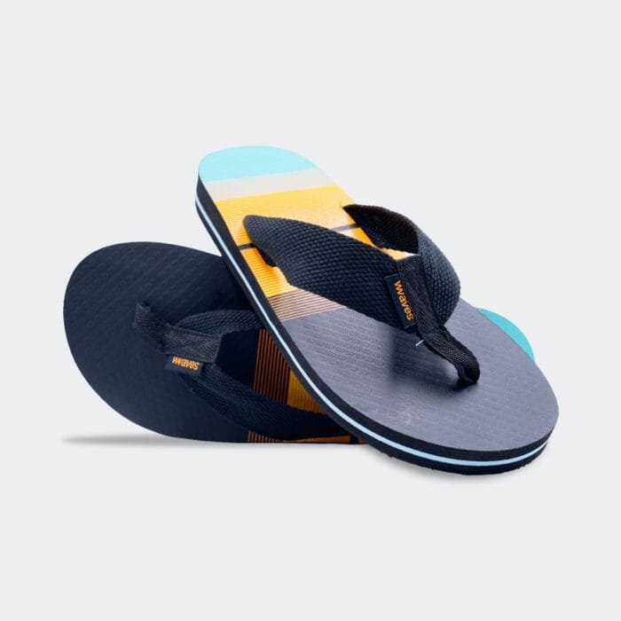 Waves Men's Sandal Black/Orange