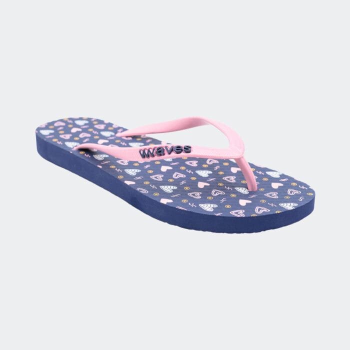 Waves Blue and Pink Heart PNT