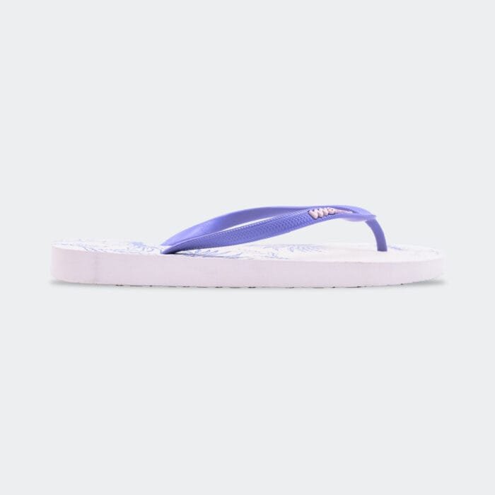 Waves White and Blue Floral PNT