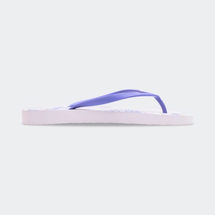 Waves White and Blue Floral PNT