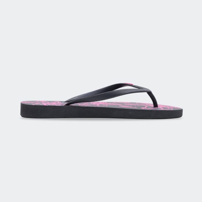 Waves Purple and Black Floral PNT
